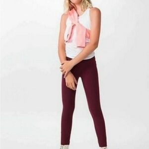 lululemon athletica Kids Burgundy Leggings